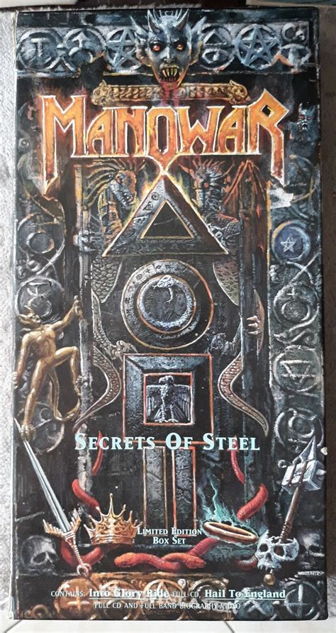 manowar secrets of steel box|Manowar ~ “ Secrets Of Steel” ~ Box Set ~ Limited Edition .